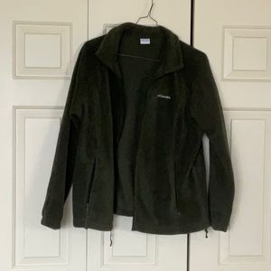 Columbia dark Green Fleece Womens Jacket Size 1X